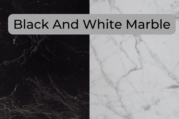 Black And White Marble