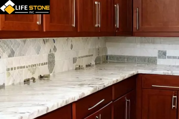 Marble Tile in Kitchen