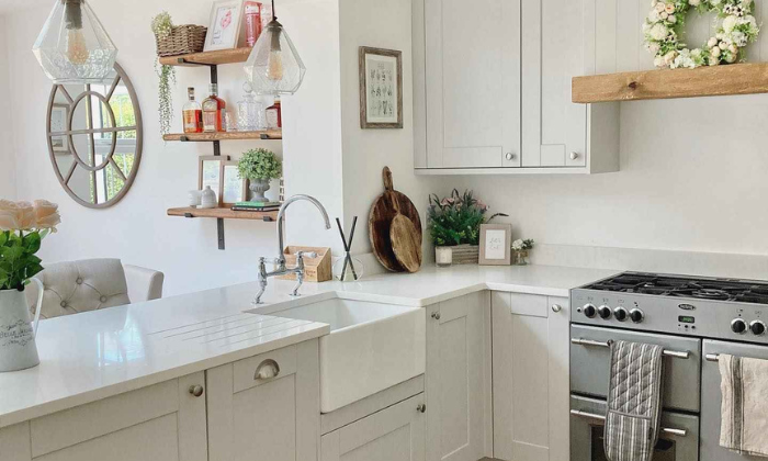white quartz countertops kitchen