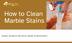 How to clean marble stains