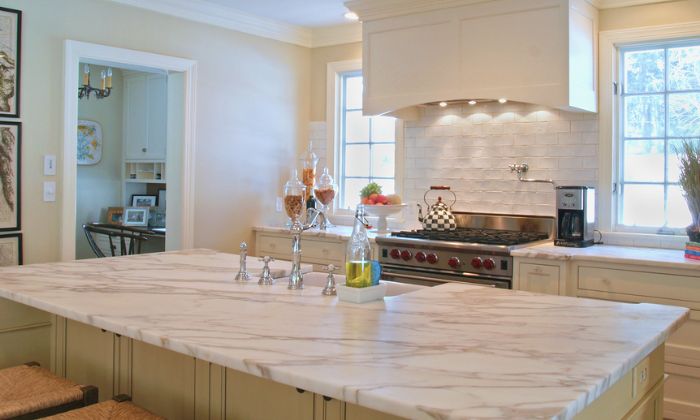 Granite kitchen countertop