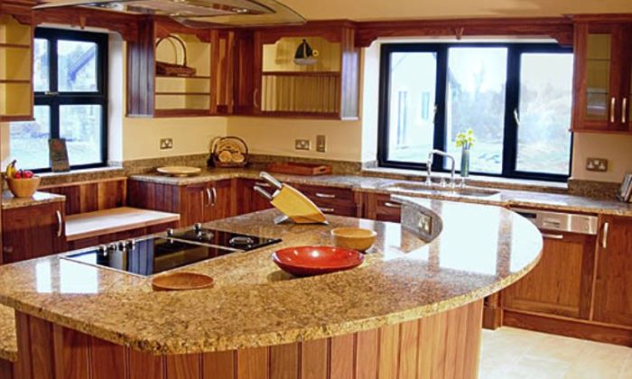 Curved Granite Countertops