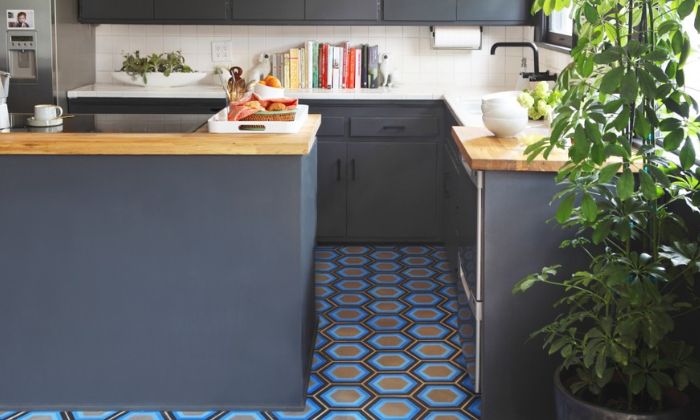 kitchen tile to wood floor transition ideas