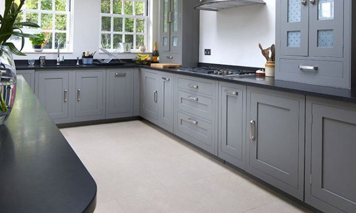 Gray-Tone Cabinets