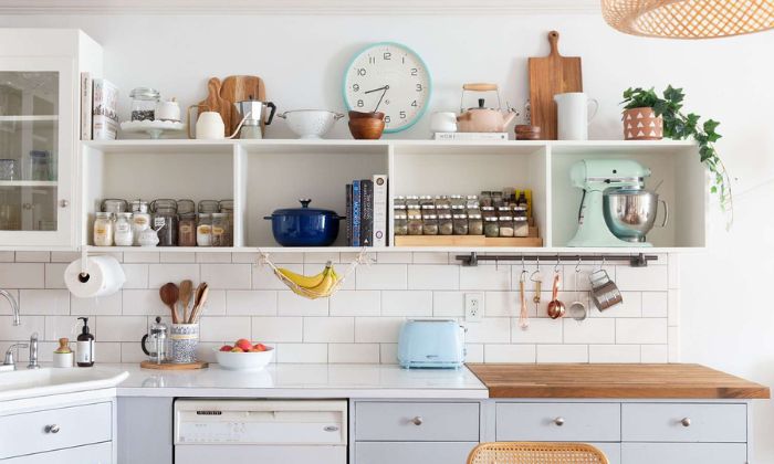 Put a Shelf on backsplash