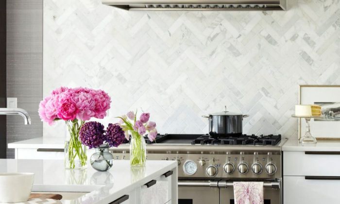 marble Patterns Backsplash