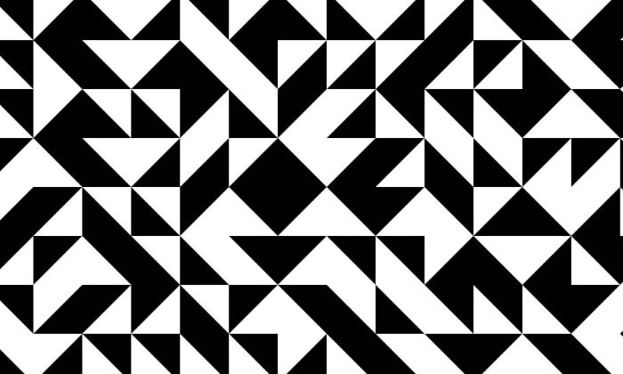 Monochrome Geometric Shapes