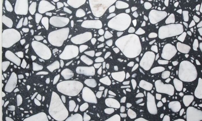 Black and White Terrazzo Tiles