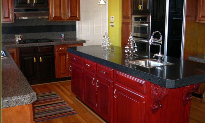 Red Cabinets