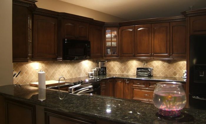 Espresso Brown Cabinets