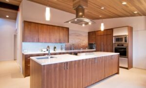 light walnut kitchen cabinets