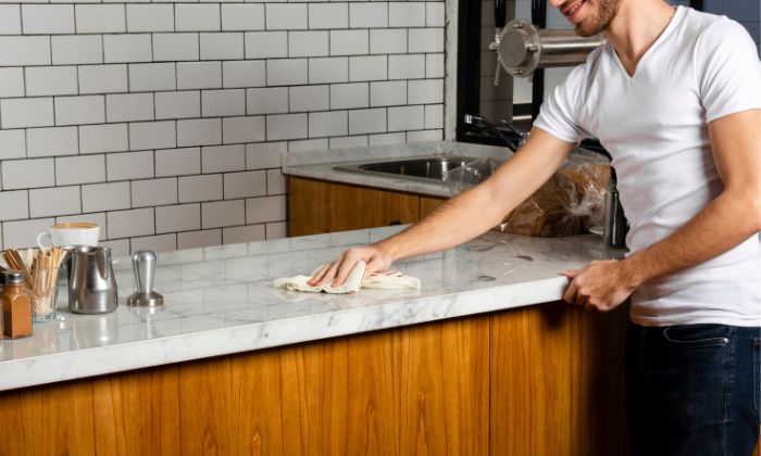 how to polish granite countertops