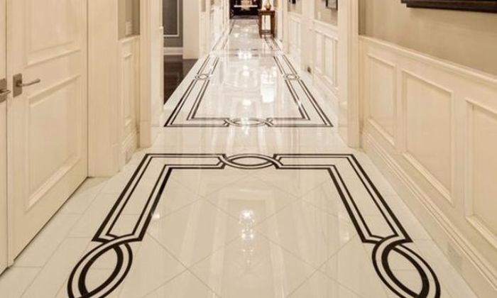 Marble Flooring With Borders