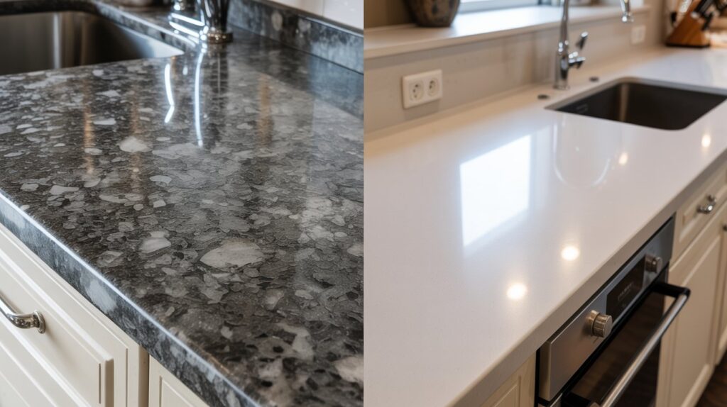 quartz countertops vs granite