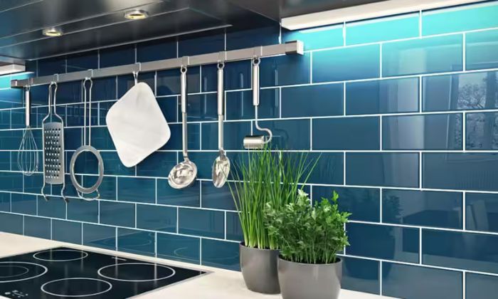 Glass Subway Tile Backsplash