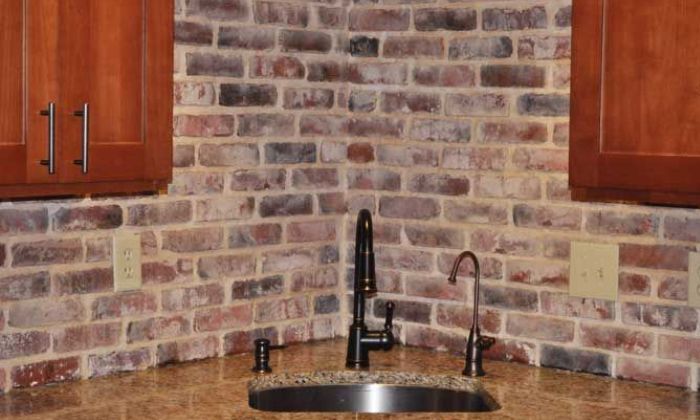 Brick Backsplash