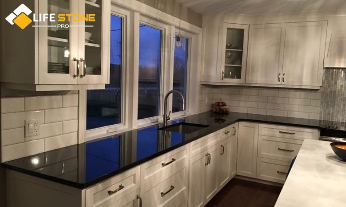 Black and White Quartz Countertops