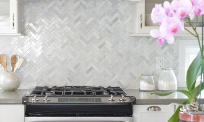 Herringbone Backsplash