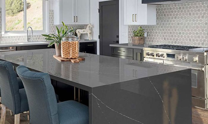 dark quartz countertops